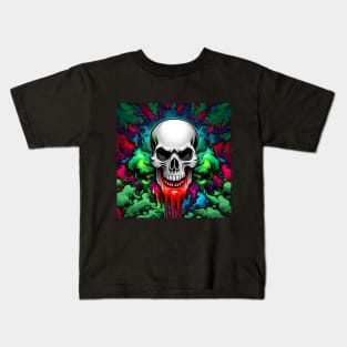 Vibrant Skull Kids T-Shirt